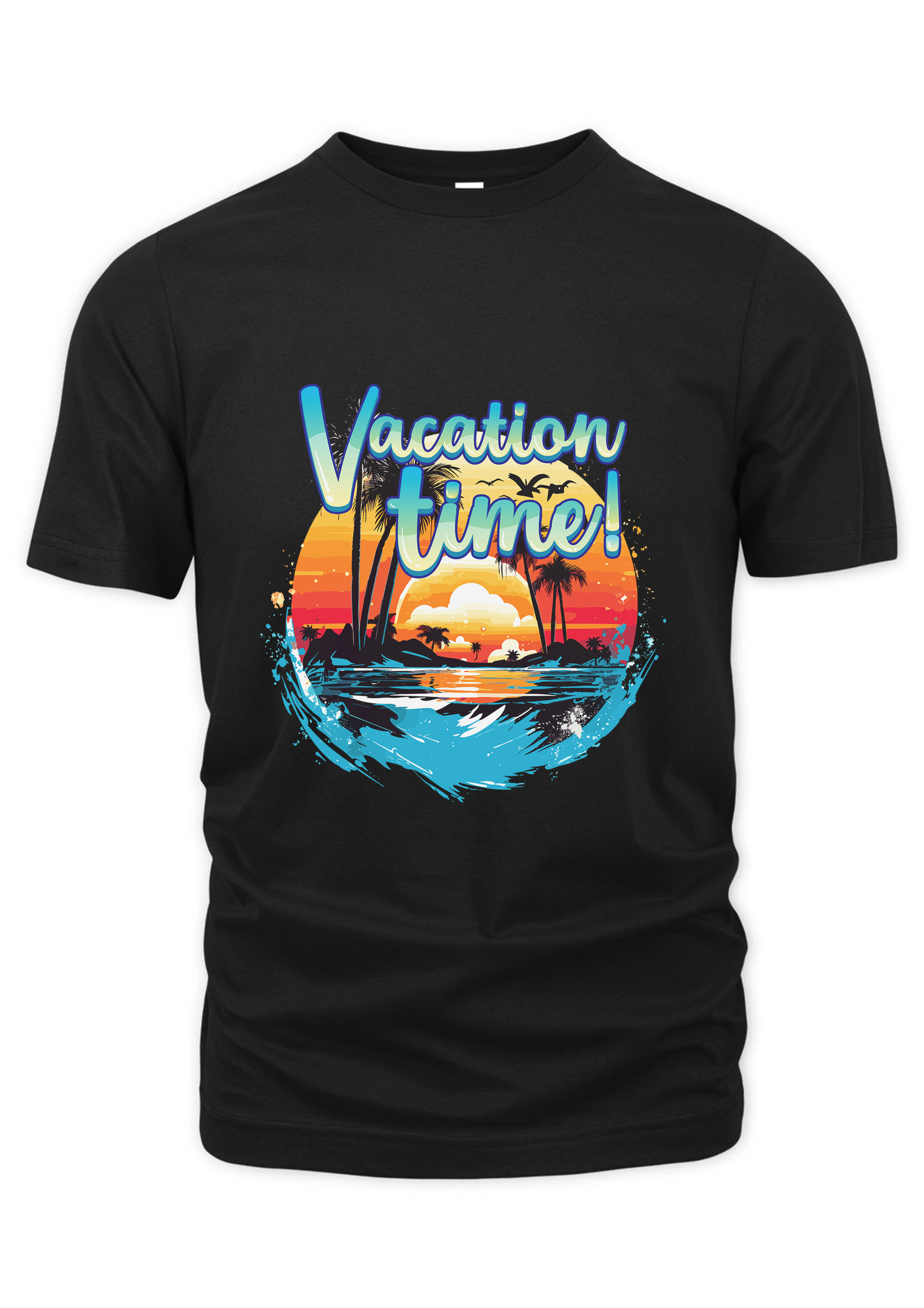 Mẫu in chữ VACATION TIME